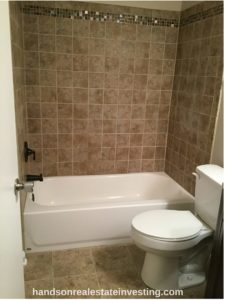 Full Bathroom Addition Complete! beginner real estate investor how to invest in real estate