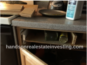 Kitchen Drawer Wood Panel/Handle Ripped Off beginner real estate investor how to invest in real estate